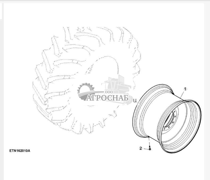 Drive Wheels, TW25B x 32 